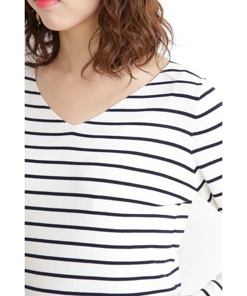 ＊＊N.Natural Beauty Basic / エヌ ナチュラルビューティーベーシック ニット・セーター | 総針Vネックニット | 詳細6