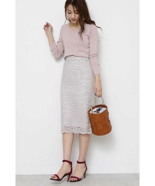 ＊＊N.Natural Beauty Basic / エヌ ナチュラルビューティーベーシック ニット・セーター | 総針Vネックニット | 詳細14