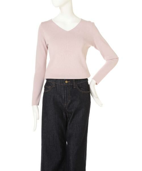 ＊＊N.Natural Beauty Basic / エヌ ナチュラルビューティーベーシック ニット・セーター | 総針Vネックニット | 詳細16