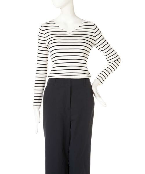 ＊＊N.Natural Beauty Basic / エヌ ナチュラルビューティーベーシック ニット・セーター | 総針Vネックニット | 詳細18