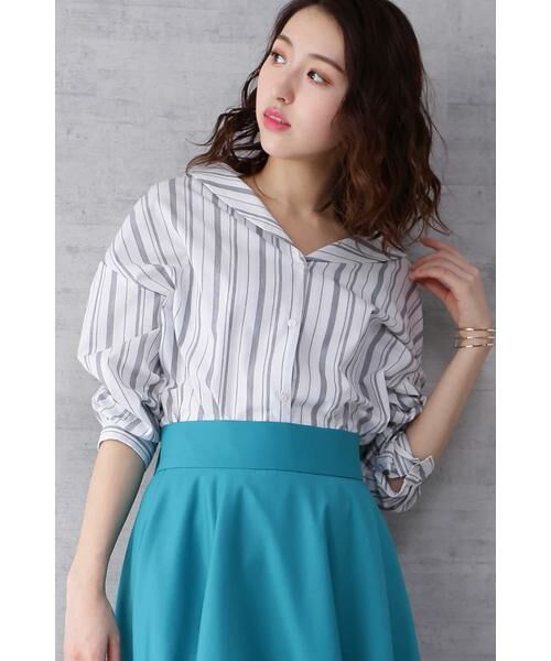 Tcブロードブラウス ヌキ襟 シャツ ブラウス N Natural Beauty Basic エヌ ナチュラルビューティーベーシック ファッション通販 タカシマヤファッションスクエア