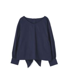 バックリボンタイプライターブラウス
