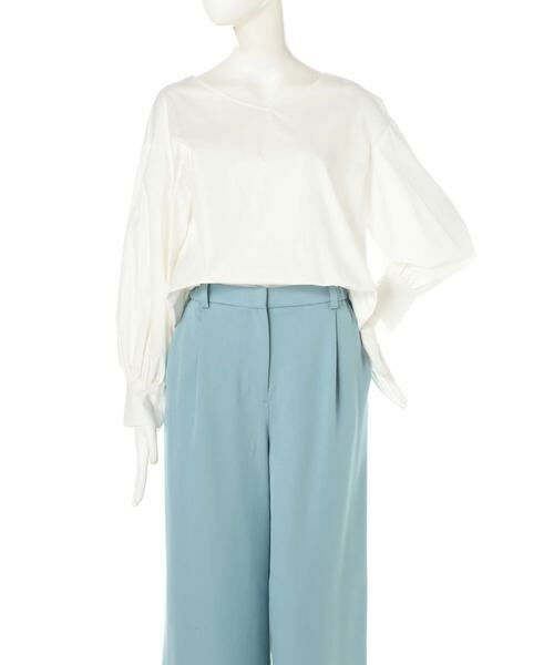 ＊＊N.Natural Beauty Basic / エヌ ナチュラルビューティーベーシック シャツ・ブラウス | バックリボンタイプライターブラウス | 詳細11