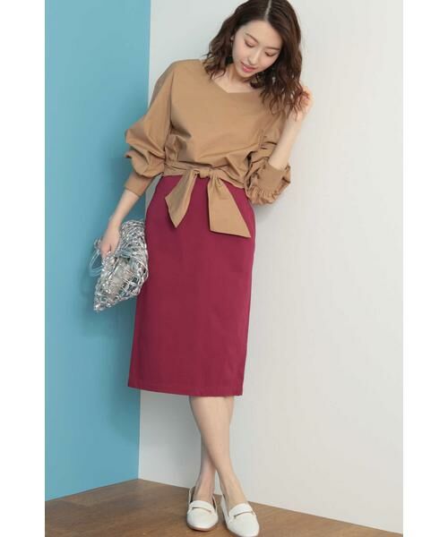 ＊＊N.Natural Beauty Basic / エヌ ナチュラルビューティーベーシック シャツ・ブラウス | バックリボンタイプライターブラウス | 詳細14