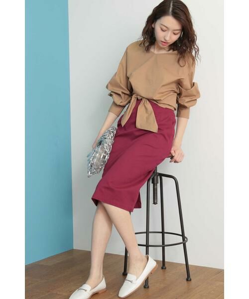 ＊＊N.Natural Beauty Basic / エヌ ナチュラルビューティーベーシック シャツ・ブラウス | バックリボンタイプライターブラウス | 詳細15