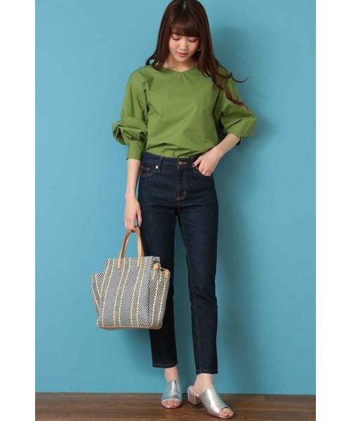 ＊＊N.Natural Beauty Basic / エヌ ナチュラルビューティーベーシック シャツ・ブラウス | バックリボンタイプライターブラウス | 詳細19