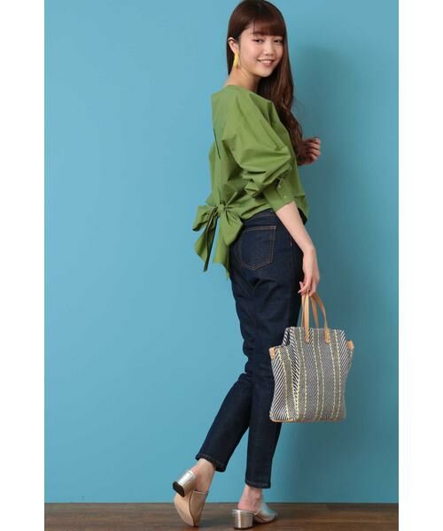 ＊＊N.Natural Beauty Basic / エヌ ナチュラルビューティーベーシック シャツ・ブラウス | バックリボンタイプライターブラウス | 詳細20