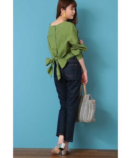 ＊＊N.Natural Beauty Basic / エヌ ナチュラルビューティーベーシック シャツ・ブラウス | バックリボンタイプライターブラウス | 詳細21