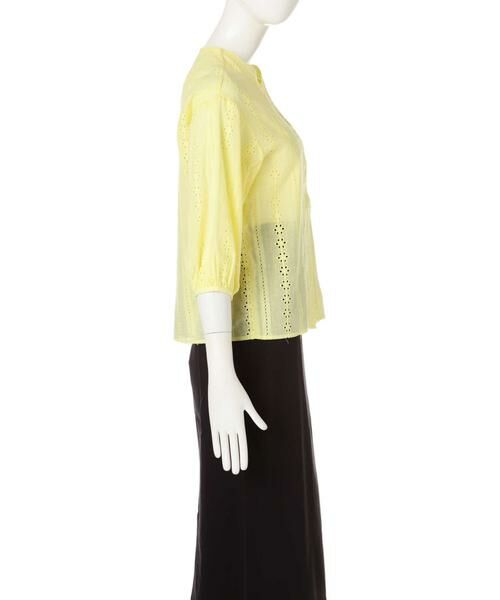 ＊＊N.Natural Beauty Basic / エヌ ナチュラルビューティーベーシック シャツ・ブラウス | コットンスカラップレース七分袖ブラウス | 詳細11