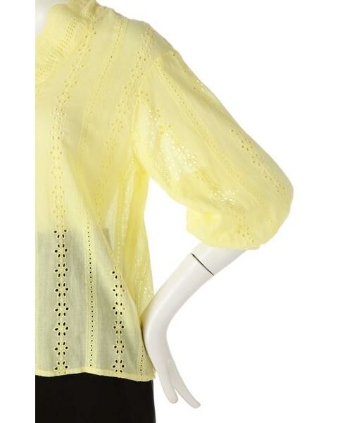 ＊＊N.Natural Beauty Basic / エヌ ナチュラルビューティーベーシック シャツ・ブラウス | コットンスカラップレース七分袖ブラウス | 詳細13