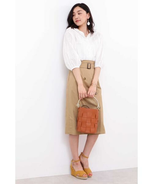 ＊＊N.Natural Beauty Basic / エヌ ナチュラルビューティーベーシック シャツ・ブラウス | コットンスカラップレース七分袖ブラウス | 詳細18