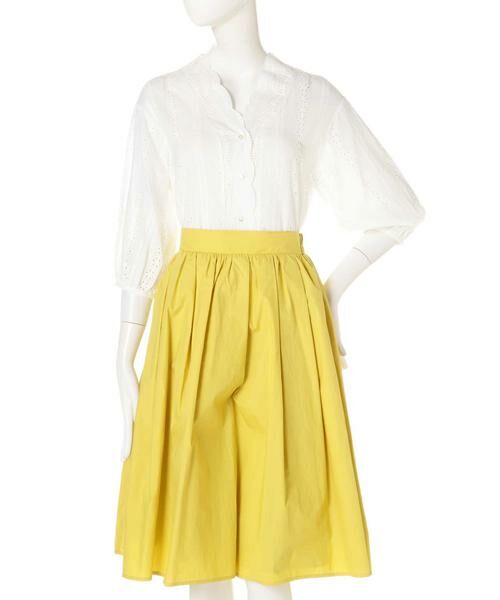 ＊＊N.Natural Beauty Basic / エヌ ナチュラルビューティーベーシック シャツ・ブラウス | コットンスカラップレース七分袖ブラウス | 詳細19