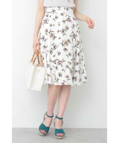 フラワーフレアミモレスカート