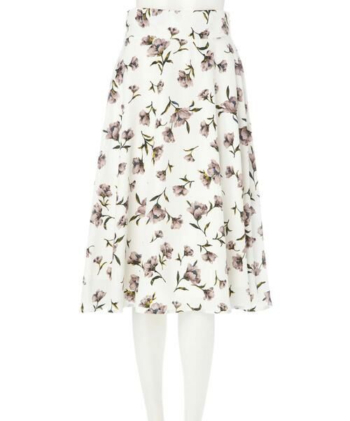 ＊＊N.Natural Beauty Basic / エヌ ナチュラルビューティーベーシック スカート | フラワーフレアミモレスカート | 詳細4