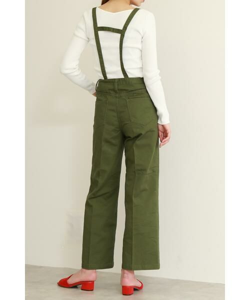 ＊＊N.Natural Beauty Basic / エヌ ナチュラルビューティーベーシック パンツ | サスペンダー付ワイドデニムパンツ | 詳細9