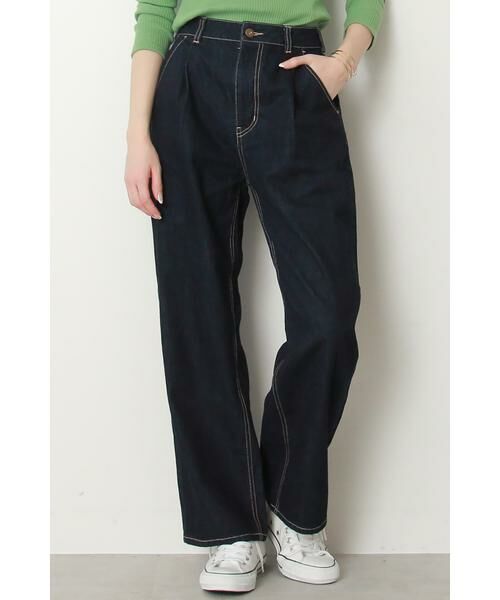 ＊＊N.Natural Beauty Basic / エヌ ナチュラルビューティーベーシック パンツ | タックバギーパンツ（ワンウォッシュ）