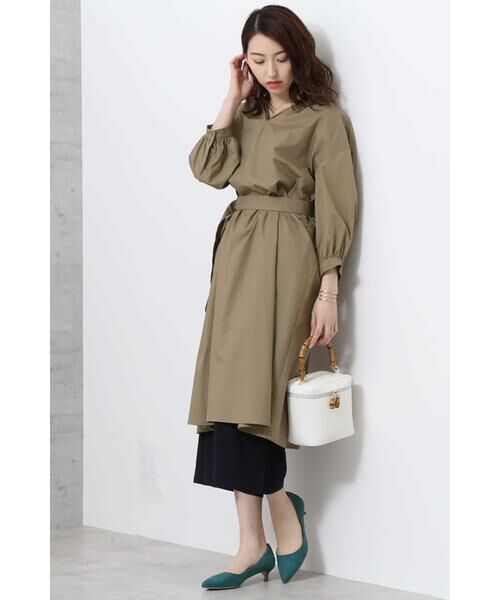 ＊＊N.Natural Beauty Basic / エヌ ナチュラルビューティーベーシック ワンピース | タイプライターシャツワンピース | 詳細20