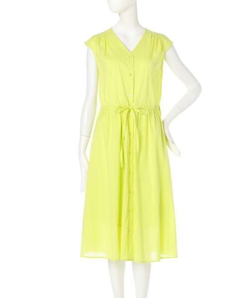 ＊＊N.Natural Beauty Basic / エヌ ナチュラルビューティーベーシック ワンピース | コットンローンミモレワンピース | 詳細4