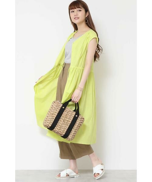 ＊＊N.Natural Beauty Basic / エヌ ナチュラルビューティーベーシック ワンピース | コットンローンミモレワンピース | 詳細6