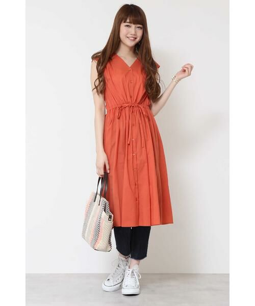 ＊＊N.Natural Beauty Basic / エヌ ナチュラルビューティーベーシック ワンピース | コットンローンミモレワンピース | 詳細28