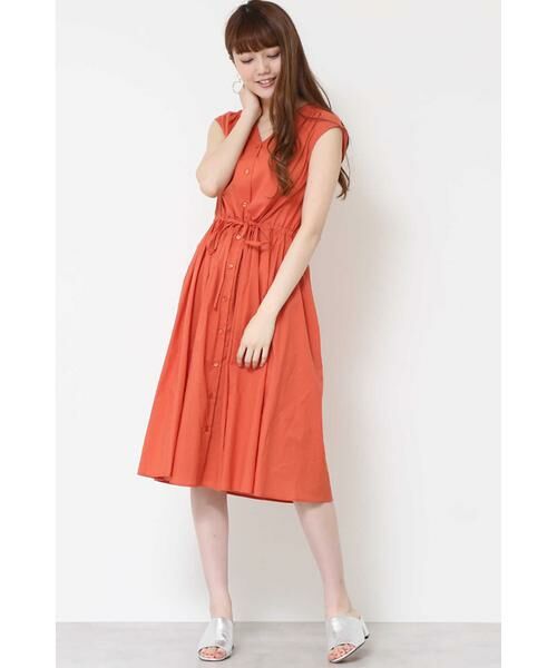 ＊＊N.Natural Beauty Basic / エヌ ナチュラルビューティーベーシック ワンピース | コットンローンミモレワンピース | 詳細16