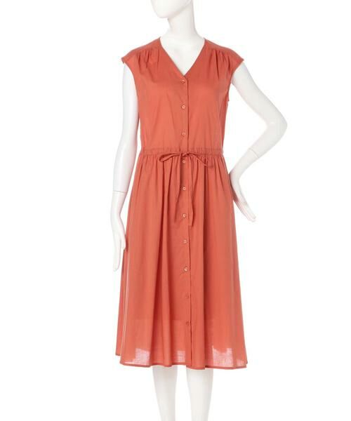 ＊＊N.Natural Beauty Basic / エヌ ナチュラルビューティーベーシック ワンピース | コットンローンミモレワンピース | 詳細18