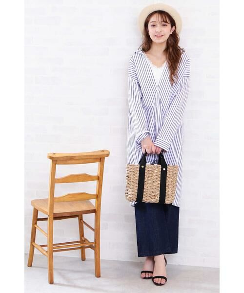 ＊＊N.Natural Beauty Basic / エヌ ナチュラルビューティーベーシック ワンピース | ストライプシャツワンピース | 詳細2