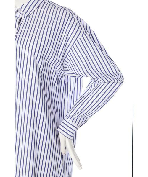 ＊＊N.Natural Beauty Basic / エヌ ナチュラルビューティーベーシック ワンピース | ストライプシャツワンピース | 詳細5