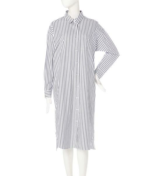 ＊＊N.Natural Beauty Basic / エヌ ナチュラルビューティーベーシック ワンピース | ストライプシャツワンピース | 詳細16