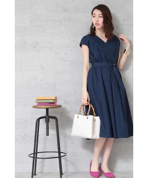 ＊＊N.Natural Beauty Basic / エヌ ナチュラルビューティーベーシック ワンピース | カシュクールノースリーブワンピース | 詳細19