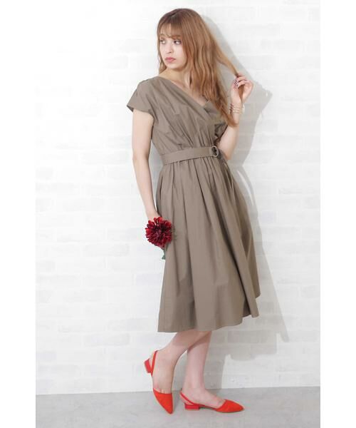 ＊＊N.Natural Beauty Basic / エヌ ナチュラルビューティーベーシック ワンピース | カシュクールノースリーブワンピース | 詳細27