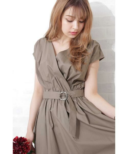 ＊＊N.Natural Beauty Basic / エヌ ナチュラルビューティーベーシック ワンピース | カシュクールノースリーブワンピース | 詳細28