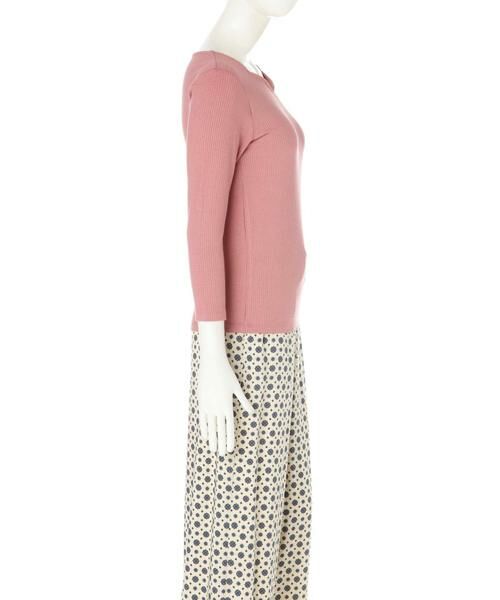 ＊＊N.Natural Beauty Basic / エヌ ナチュラルビューティーベーシック カットソー | ハートネックリブカットソー | 詳細3