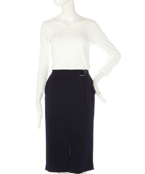 ＊＊N.Natural Beauty Basic / エヌ ナチュラルビューティーベーシック カットソー | ハートネックリブカットソー | 詳細8