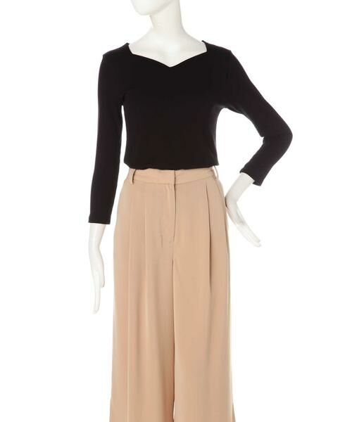 ＊＊N.Natural Beauty Basic / エヌ ナチュラルビューティーベーシック カットソー | ハートネックリブカットソー | 詳細12