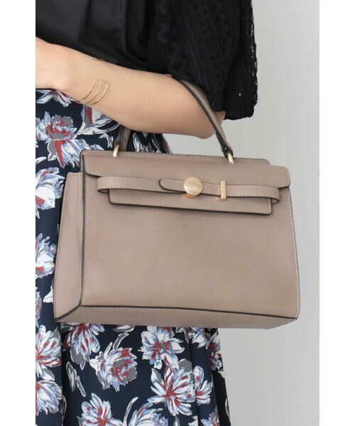 ＊＊N.Natural Beauty Basic / エヌ ナチュラルビューティーベーシック ショルダーバッグ | ベルトフラップ2WAYショルダーバッグ（グレージュ1）