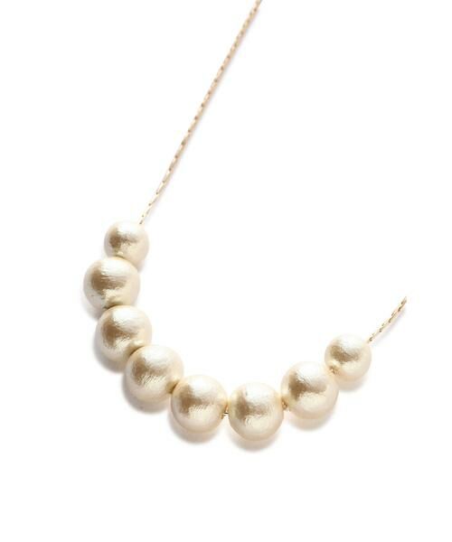 ＊＊N.Natural Beauty Basic / エヌ ナチュラルビューティーベーシック ネックレス・ペンダント・チョーカー | コットンパール2WAYネックレス | 詳細1