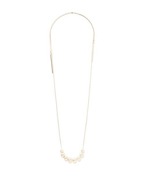 ＊＊N.Natural Beauty Basic / エヌ ナチュラルビューティーベーシック ネックレス・ペンダント・チョーカー | コットンパール2WAYネックレス（ゴールド）