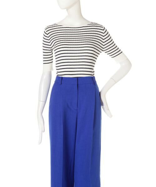 ＊＊N.Natural Beauty Basic / エヌ ナチュラルビューティーベーシック ニット・セーター | コットンモダールボートネックニット | 詳細4