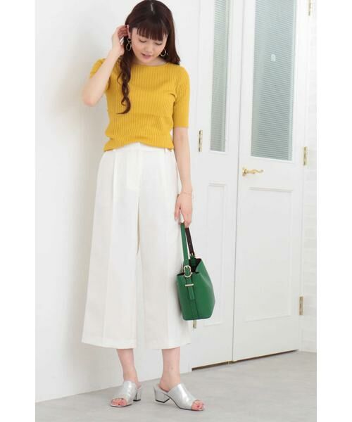 ＊＊N.Natural Beauty Basic / エヌ ナチュラルビューティーベーシック ニット・セーター | コットンモダールボートネックニット | 詳細8