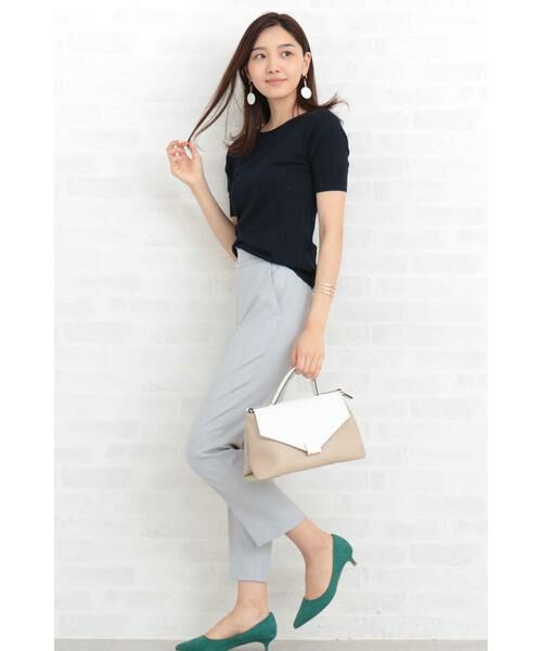 ＊＊N.Natural Beauty Basic / エヌ ナチュラルビューティーベーシック ニット・セーター | コットンモダールボートネックニット | 詳細17