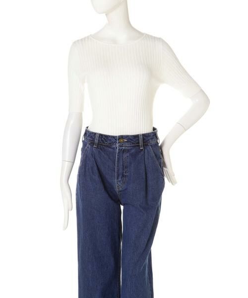 ＊＊N.Natural Beauty Basic / エヌ ナチュラルビューティーベーシック ニット・セーター | コットンモダールボートネックニット | 詳細20