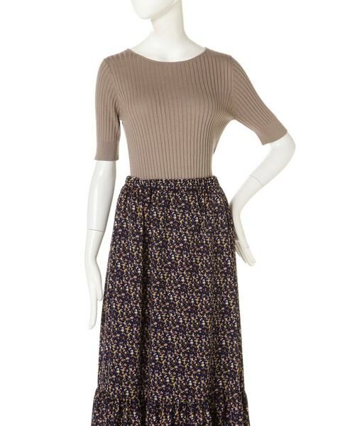 ＊＊N.Natural Beauty Basic / エヌ ナチュラルビューティーベーシック ニット・セーター | コットンモダールボートネックニット | 詳細25