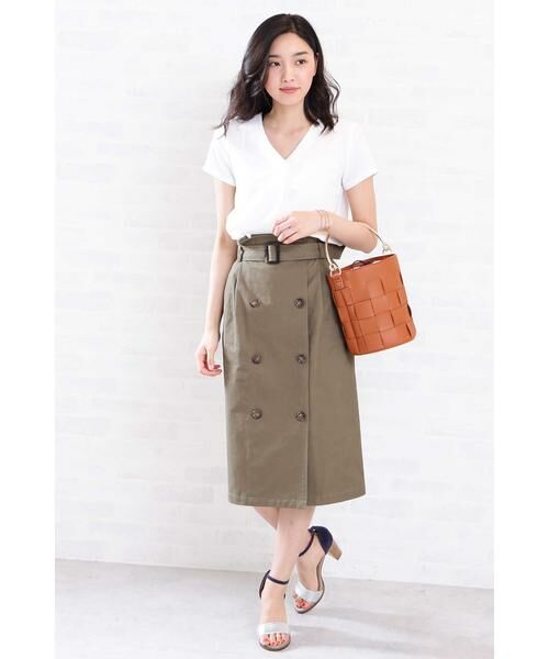 ＊＊N.Natural Beauty Basic / エヌ ナチュラルビューティーベーシック スカート | トレンチスカート | 詳細3