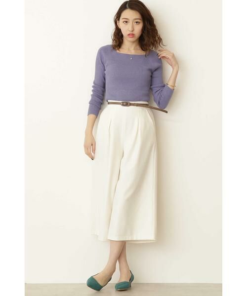 ＊＊N.Natural Beauty Basic / エヌ ナチュラルビューティーベーシック パンツ | イージーケアワイドガウチョパンツ | 詳細12