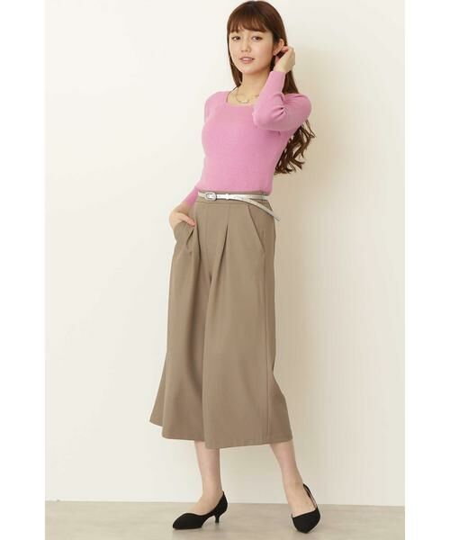 ＊＊N.Natural Beauty Basic / エヌ ナチュラルビューティーベーシック パンツ | イージーケアワイドガウチョパンツ | 詳細18