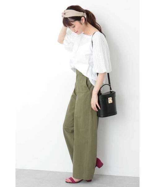 ＊＊N.Natural Beauty Basic / エヌ ナチュラルビューティーベーシック パンツ | バックルチノパンツ | 詳細11