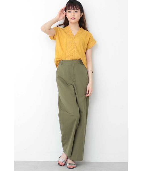 ＊＊N.Natural Beauty Basic / エヌ ナチュラルビューティーベーシック パンツ | バックルチノパンツ | 詳細2