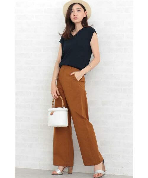 ＊＊N.Natural Beauty Basic / エヌ ナチュラルビューティーベーシック パンツ | バックルチノパンツ | 詳細15