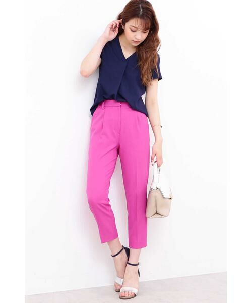 ＊＊N.Natural Beauty Basic / エヌ ナチュラルビューティーベーシック パンツ | ドライタッチテーパードパンツ | 詳細2